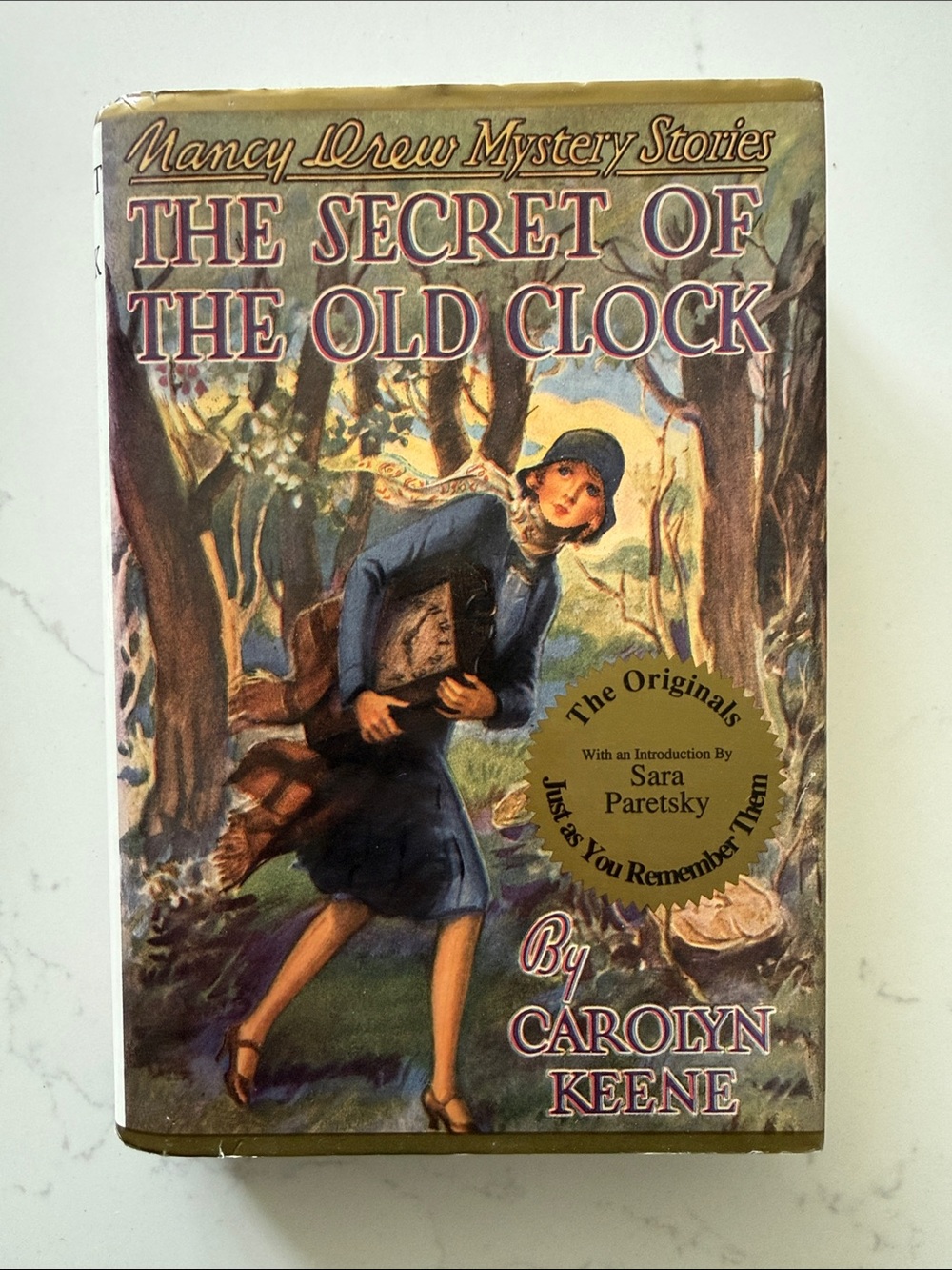 Nancy Dre The Secret of the Old Clock by Carolyn Keene - Illustrated Hardcover